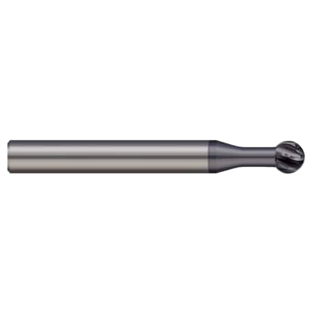 Undercutting End Mill - 270 - For Hardened Steels, 0.1250 (1/8), Neck Length: 3/8